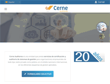 Tablet Screenshot of cerne.org